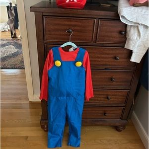 Mario costume boys size 4-6. Worn once